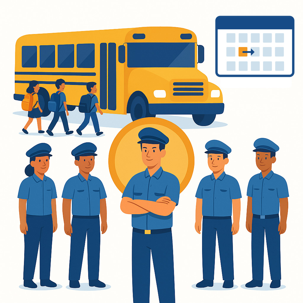 Koulukuljetukselle pikaisesti kuski