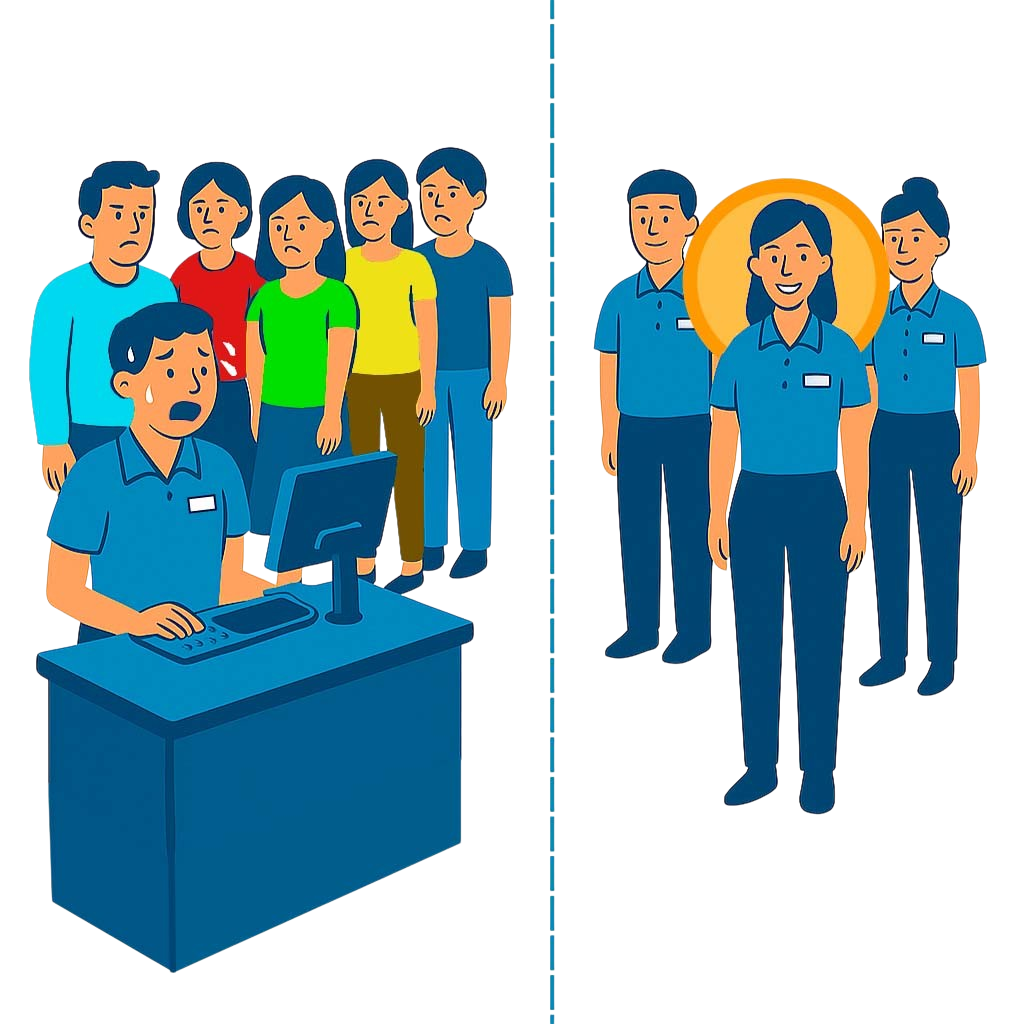 Lisää henkilökuntaa nopeasti